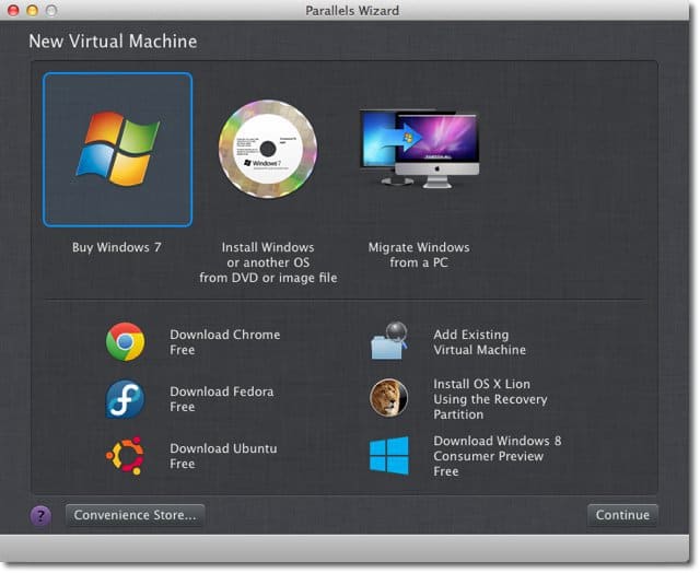 virtual machine for mac os